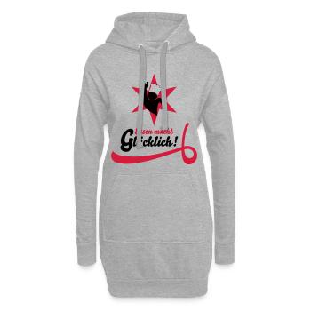 essen - Hoodie-Kleid - Grau meliert - Vorne