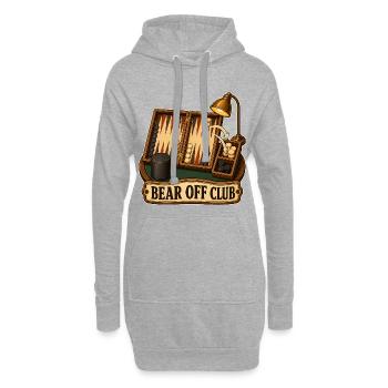 BEAR OFF CLUB - Hoodie-Kleid - Grau meliert - Vorne