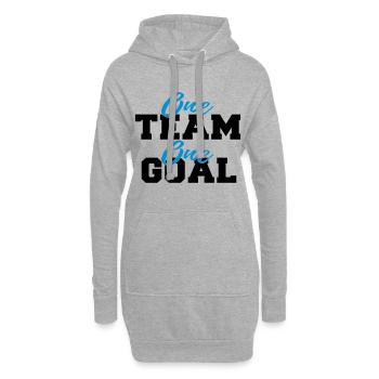 Objectif de travail d'équipe Sport Objectif d'équipe - Sweat-shirt à capuche long Femme - gris chiné - Devant
