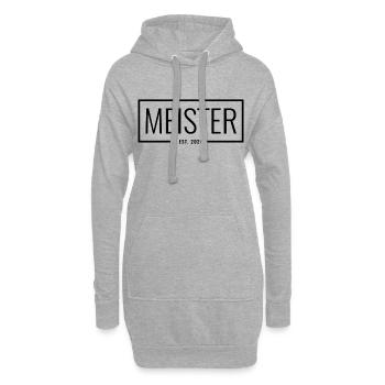 Meister Est. 2024 - Hoodie-Kleid - Grau meliert - Vorne