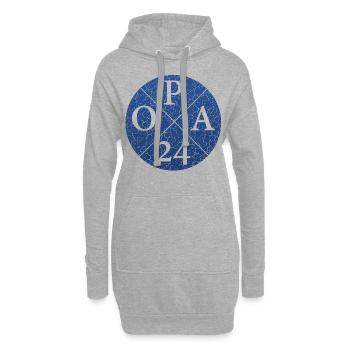 Opa 24 Opa24 OPA24 Opa2024 - Hoodie-Kleid - Grau meliert - Vorne
