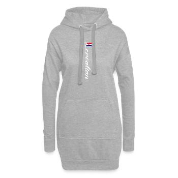 Kroatien - Hoodie-Kleid - Grau meliert - Vorne