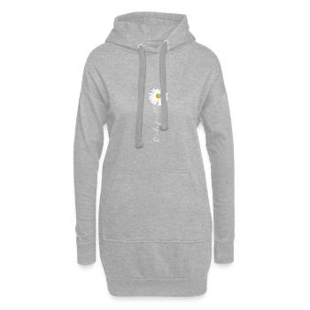 Danke für alles - Hoodie-Kleid - Grau meliert - Vorne
