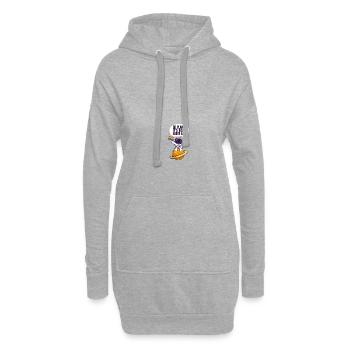 Go Planet It's Your Earth Day Rainbow - Hoodie-Kleid - Grau meliert - Vorne