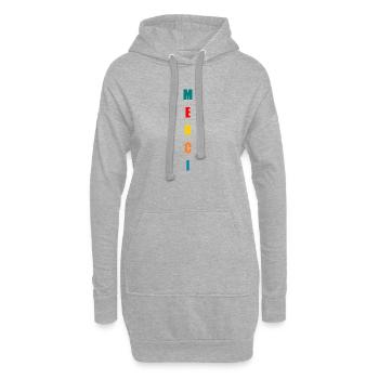 MISTRESS. THANK YOU. THANK YOU MISTRESS. MISTRESS - Hoodie Dress - heather grey - Front