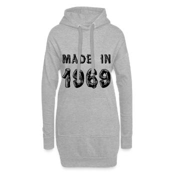 Made in 1969 - Hoodie-Kleid - Grau meliert - Vorne
