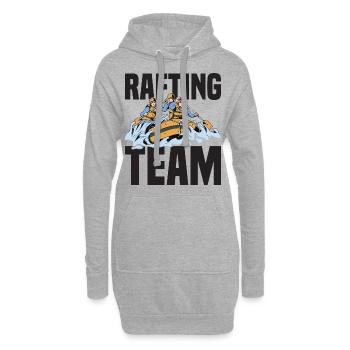 Tenue d’équipe de rafting pour les équipes de navigation de plaisance en montagne - Sweat-shirt à capuche long Femme - gris chiné - Devant