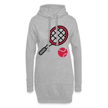Tennis - Hoodie-Kleid - Grau meliert - Vorne