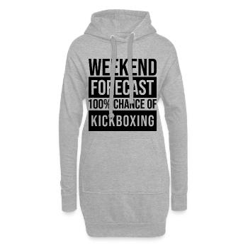 Kickboxer - Hoodie-Kleid - Grau meliert - Vorne