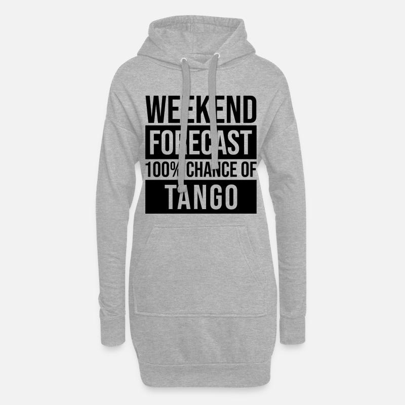 Tango - Hoodie-Kleid - Grau meliert