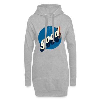 Good retro - Hoodie-Kleid - Grau meliert - Vorne