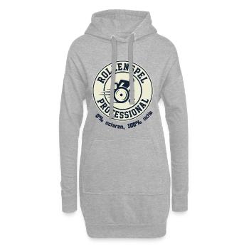 Rollenspiel für echte Rollstuhlfahrer # - Hoodie-Kleid - Grau meliert - Vorne