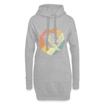 Tiger - Hoodie-Kleid - Grau meliert - Vorne