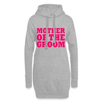 Mother of the groom - Sweat-shirt à capuche long Femme - gris chiné - Devant