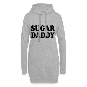 Sugar daddy - Hoodie-Kleid - Grau meliert - Vorne