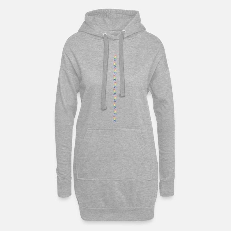 G-string - Hoodie Dress - heather grey
