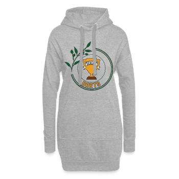 Dart Siegerin Darterin Darts Spielerin Sieg Darten - Hoodie-Kleid - Grau meliert - Vorne