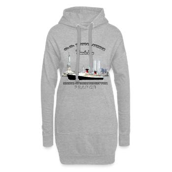 LINER FRANKREICH NEW YORK Louis RUNEMBERG © Adagp - Hoodie-Kleid - Grau meliert - Vorne