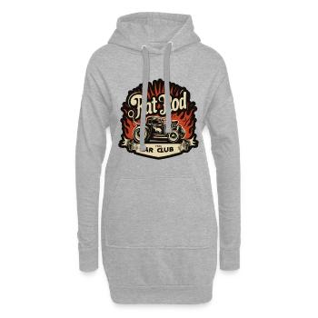 Chemise Ratsking Ratlook – Style rustique personnalisé - Sweat-shirt à capuche long Femme - gris chiné - Devant