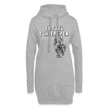 Sattelschlepper - Hoodie-Kleid - Grau meliert - Vorne