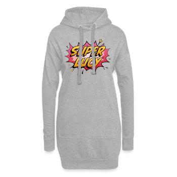 Super Lucy - Hoodie-Kleid - Grau meliert - Vorne
