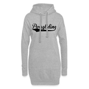 Paragliding Paraglieter Bestseller - Hoodie-Kleid - Grau meliert - Vorne