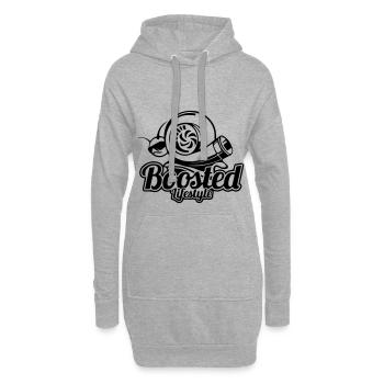 Boosted Lifestyle Artwork - Hoodie-Kleid - Grau meliert - Vorne