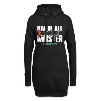 Handball Meister Saison 2020, Abbruch, Funshirt - Hoodie-Kleid - Schwarz - Vorne