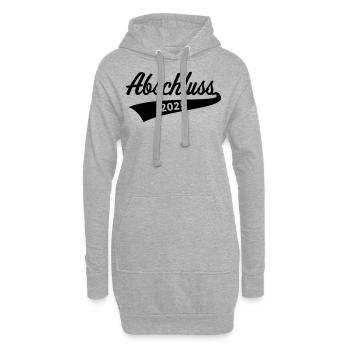Abschluss 2025 (Schulabschluss / Black) - Hoodie-Kleid - Grau meliert - Vorne