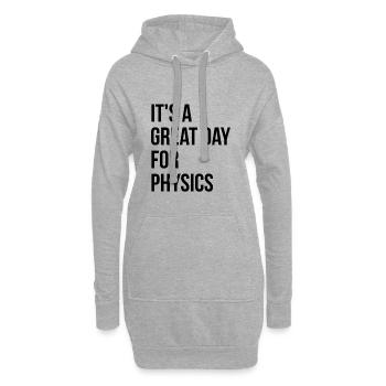 Physique - Sweat-shirt à capuche long Femme - gris chiné - Devant