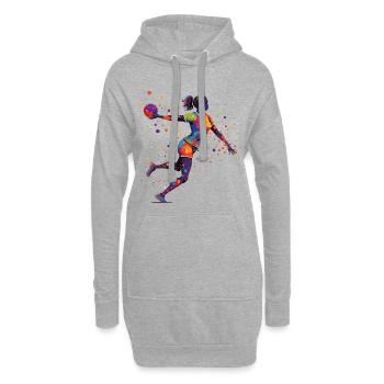 Handball Handball Player Handball Coach Fan Gift - Hoodie Dress - heather grey - Front