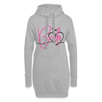 MARIÉE ENTERREMENT DE VIE DE JEUNE FILLE 2025 - Sweat-shirt à capuche long Femme - gris chiné - Devant