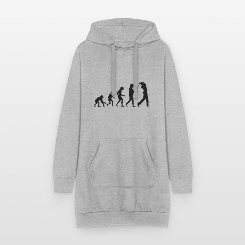 Golfer Evolution Golfer Golf evolution Hoodie Dress