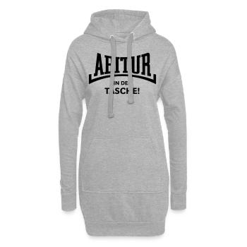 Abitur – In Der Tasche! (Abiturient Abi Konkav B) - Hoodie-Kleid - Grau meliert - Vorne