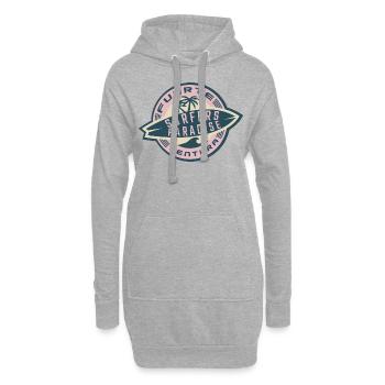 Fuerteventura Surfers Paradise - Sweat-shirt à capuche long Femme - gris chiné - Devant