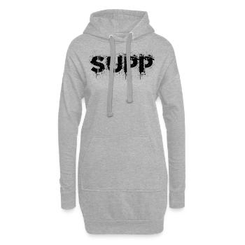 SUPP - SUPPORT - LEAGUE LOL GAMER TSHIRT - Hoodie-Kleid - Grau meliert - Vorne