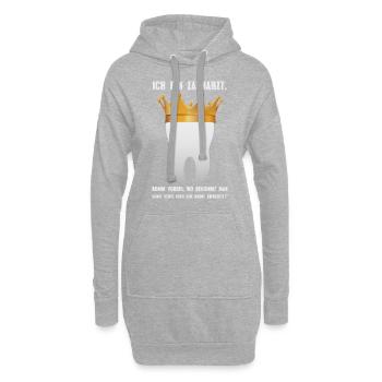 Je suis dentiste - dentiste dentiste patient - Sweat-shirt à capuche long Femme - gris chiné - Devant