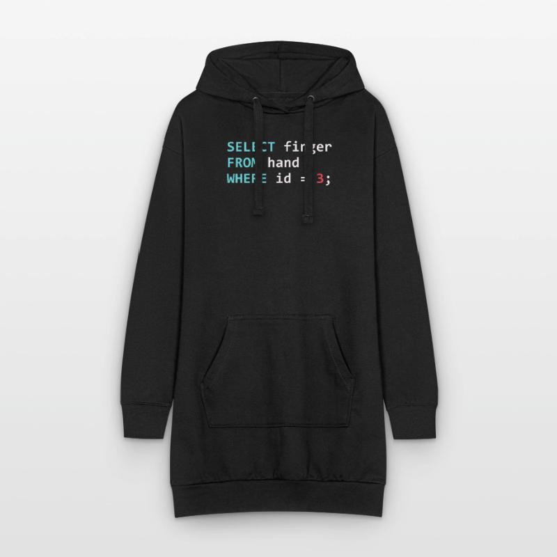 SQL Query Hoodie-Kleid