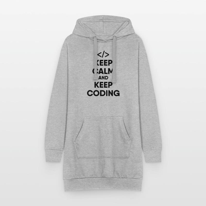 Software developer - keep calm and keep coding Hoodie Dress