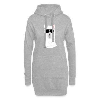 LAMA - LLAMA - Hoodie-Kleid - Grau meliert - Vorne