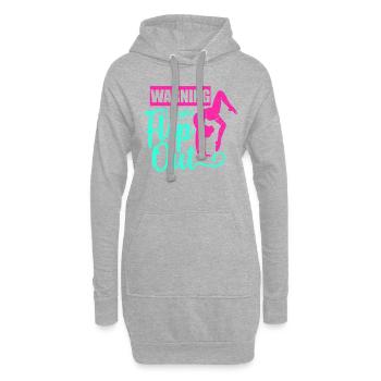 Gymnastique Gymnaste Gymnastique Plancher de gymnastique - Sweat-shirt à capuche long Femme - gris chiné - Devant
