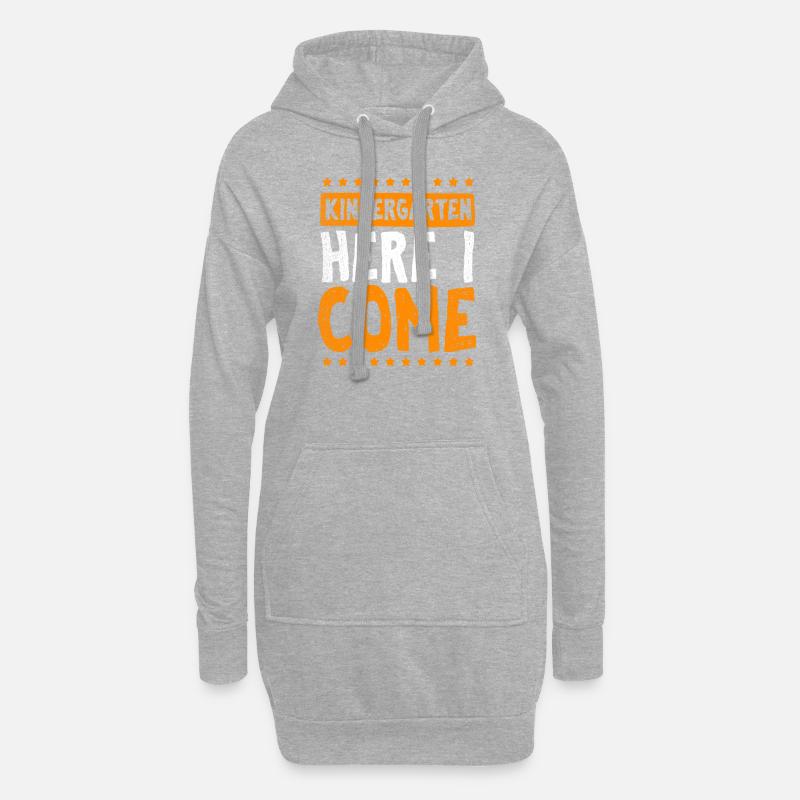 Dagis Here I Will Return Gift - Hoodie Dress - heather grey
