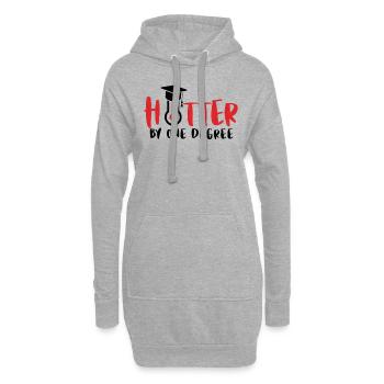 Funny graduate graduation graduates party gift - Hoodie Dress - heather grey - Front