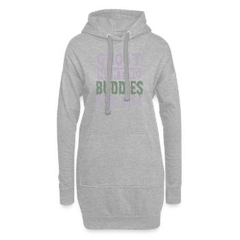 Ghost Hunter Polafe für immer Geschenk - Hoodie-Kleid - Grau meliert - Vorne