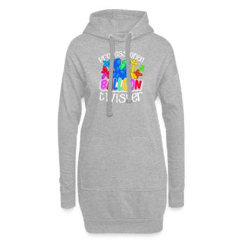 Ballon Tier Professional Ballon Tier Geschenk - Hoodie-Kleid - Grau meliert - Vorne