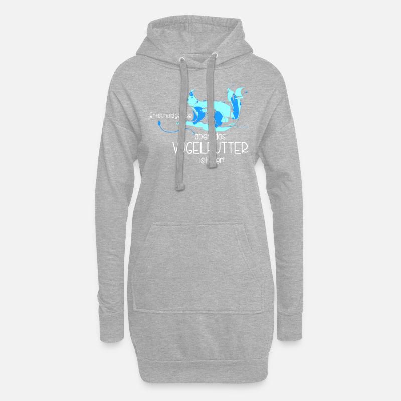 Eichhörnchen Eichhörnchen - Hoodie-Kleid - Grau meliert