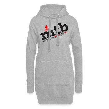Vélo de montagne vélo de montagne VTT cadeau - Sweat-shirt à capuche long Femme - gris chiné - Devant