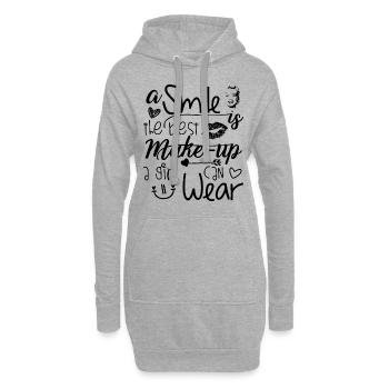 Make-Up - Hoodie-Kleid - Grau meliert - Vorne
