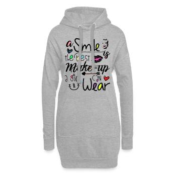 Make-Up - Hoodie-Kleid - Grau meliert - Vorne