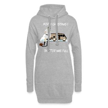 Weihnachtsfilm-Geschenk Griswold National Lampoon - Hoodie-Kleid - Grau meliert - Vorne